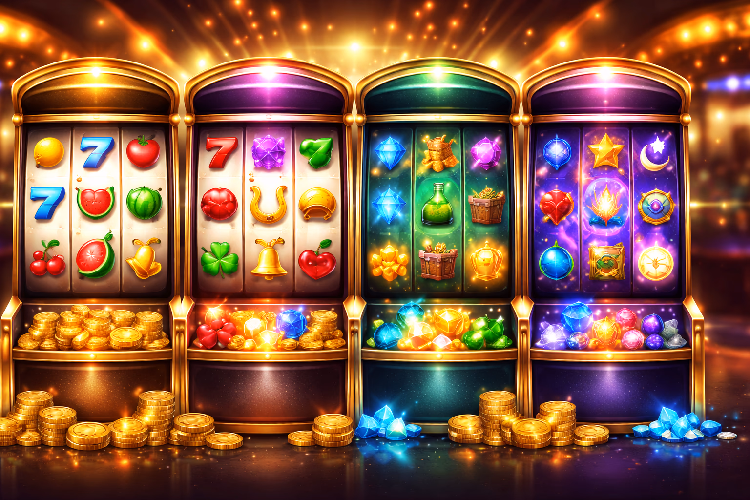 Tragamonedas destacadas y categorías de carretes FUN88